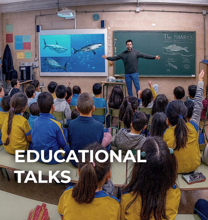 targeta CHARLAS DIVULGATIVAS ingles Educational Talks